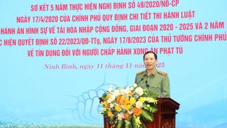 Đẩy mạnh công tác thi hành án hình sự và hỗ trợ tái hòa nhập cộng đồng