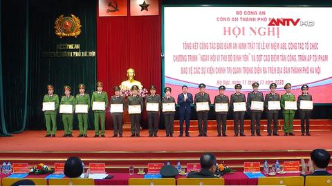 Công an Thủ đô gương mẫu đi đầu trong phong trào thi đua " Ba nhất"