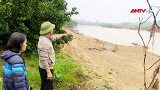 Nguy cơ mất đất sản xuất do sạt lở bờ sông sau mưa lũ