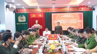 Thứ trưởng Lê Quốc Hùng kiểm tra công tác tại Công an tỉnh Bắc Ninh