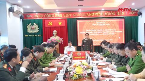 Thứ trưởng Lê Quốc Hùng kiểm tra công tác tại Công an tỉnh Bắc Ninh