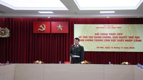 Đẩy mạnh cải cách hành chính trong lĩnh vực xuất nhập cảnh