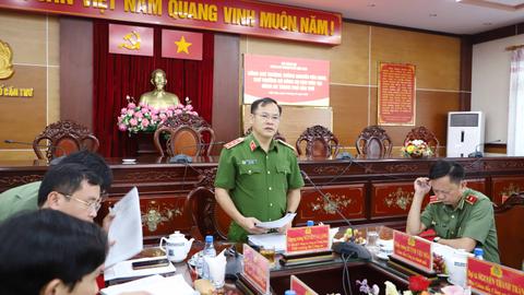 Thứ trưởng Nguyễn Văn Long làm việc tại Công an TP Cần Thơ