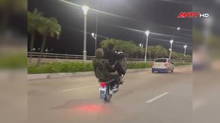 Tổ công tác QN-14 ngăn chặn tụ tập có đua xe trái phép