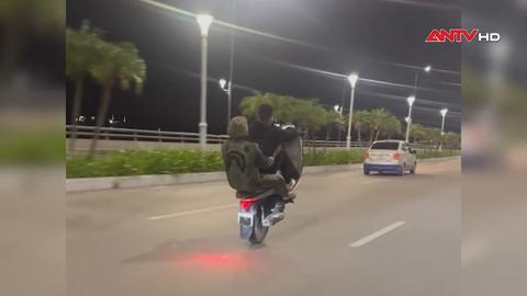 Tổ công tác QN-14 ngăn chặn tụ tập có đua xe trái phép