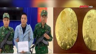 Bắt đối tượng vận chuyển trái phép gần nửa kg vàng vào nội địa
