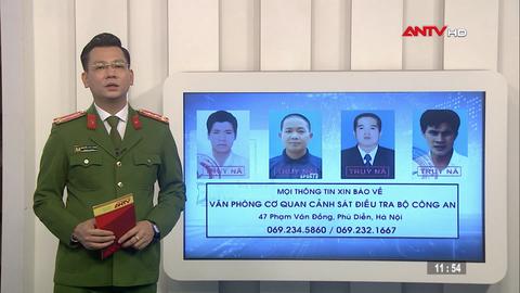 Công an tỉnh Thanh Hoá truy nã 4 đối tượng