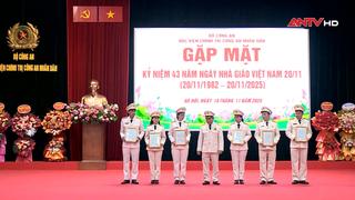 Học viện Chính trị CAND gặp mặt kỷ niệm Ngày Nhà giáo Việt Nam 20/11