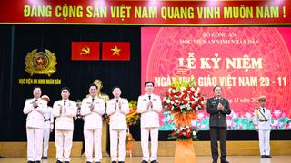 Xây dựng Học viện An ninh nhân dân xứng tầm quốc gia và khu vực