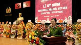 Các học viện, trường Công an nhân dân kỷ niệm 43 năm Ngày Nhà giáo Việt Nam