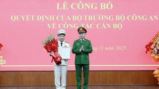 Công bố các quyết định của Bộ trưởng Bộ Công an về công tác cán bộ 