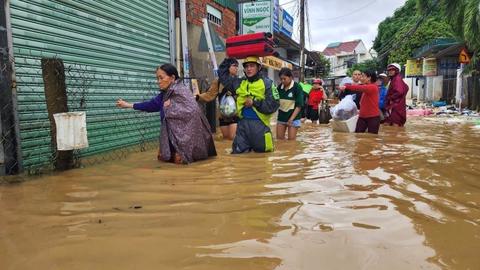 Mưa lớn kéo dài ở Trung Trung Bộ và Tây Nguyên, cảnh báo lũ quét