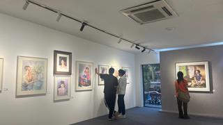 "Chân dung màu nước - Sự soi chiếu qua những tấm gương"