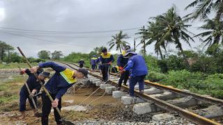 Còn 15 điểm bị trôi nền đường sắt