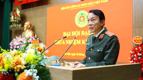 Đại hội đại biểu Hội Cựu CAND Việt Nam giữa nhiệm kỳ 2023 - 2028