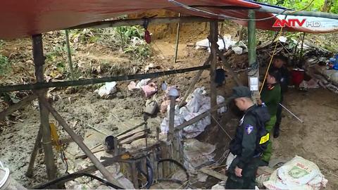 Triệt phá đường dây khai quặng thiếc trái phép