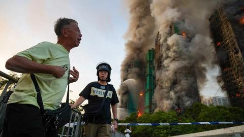 Cháy chung cư tại Hong Kong, Trung Quốc