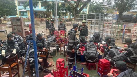 Lực lượng Công an đảm bảo an ninh, an toàn sau bão lũ