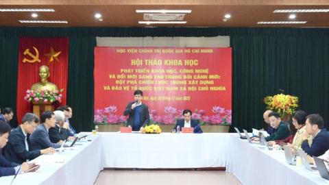 Phát triển khoa học, công nghệ trong bối cảnh mới