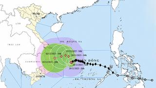 Bão số 15 di chuyển chậm, tiếp tục suy yếu nhưng gây gió mạnh trên biển