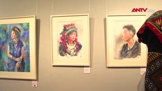 Chân dung màu nước – khi nguyên mẫu bước ra từ tranh