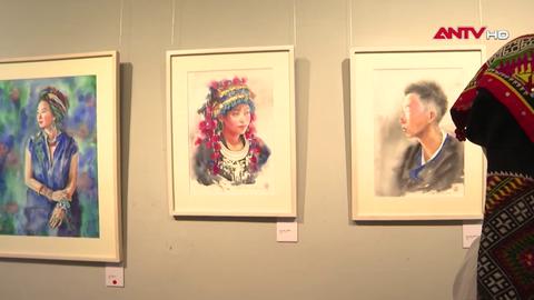 Chân dung màu nước – khi nguyên mẫu bước ra từ tranh