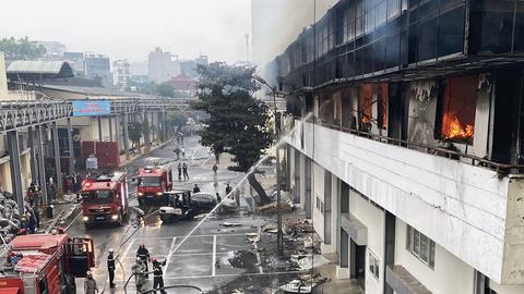 Khắc phục hậu quả vụ hỏa hoạn tại Nhà máy bia Hà Nội