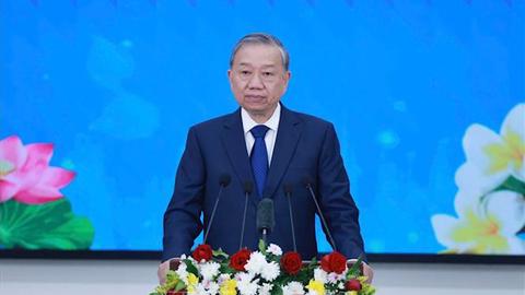 Phát biểu của Tổng Bí thư Tô Lâm tại Học viện Chính trị - Hành chính quốc gia Lào