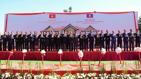 Lễ động thổ công trình Trung tâm Chỉ huy An ninh Bộ Công an Lào