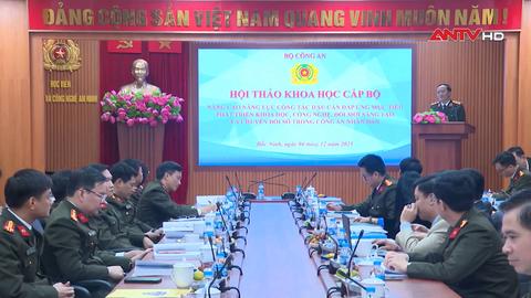 Nâng cao năng lực công tác hậu cần trong CAND