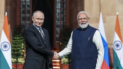Nga - Ấn Độ hướng tới kim ngạch thương mại 100 tỷ USD