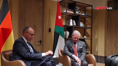 Jordan và Đức cam kết giải pháp hai nhà nước