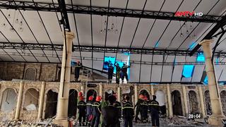 Sập nhà hàng đang sửa chữa, 1 người tử vong