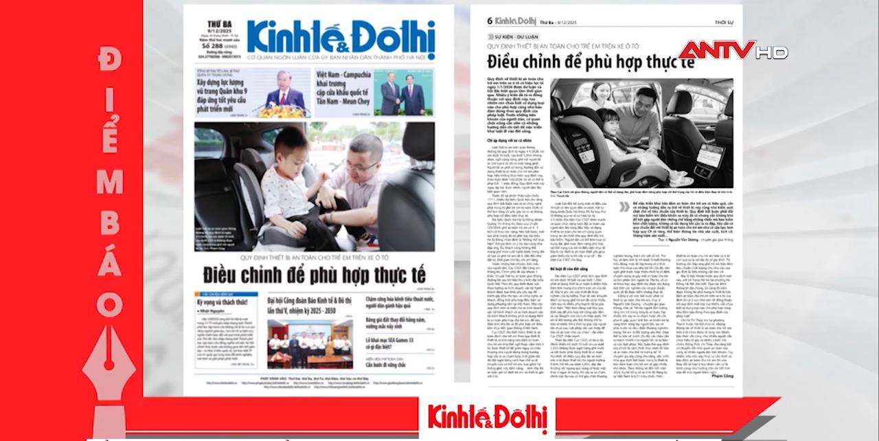 Tin tức nổi bật trên báo số ra ngày 09/12 Tin tức nổi bật trên báo số ra ngày 09/12