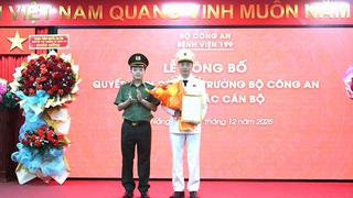 Công bố quyết định bổ nhiệm Giám đốc Bệnh viện 199 