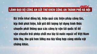 Lãnh đạo Bộ Công an khen chiến công đấu tranh với tội phạm ma túy của Công an TP. Hà Nội