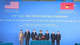 Hồi hương hài cốt quân nhân Hoa Kỳ mất tích trong chiến tranh Việt Nam.