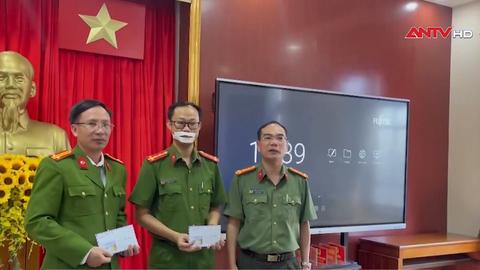 Thăm hỏi cán bộ chiến sĩ bị thương khi thực hiện nhiệm vụ