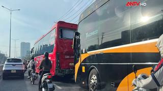 Tai nạn liên hoàn khiến kẹt xe kéo dài trên quốc lộ 13