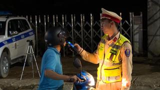 Cao điểm xử lý vi phạm nồng độ cồn 