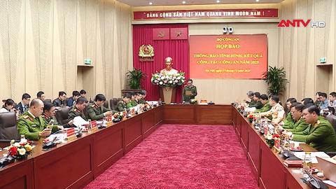 Họp báo thông báo tình hình, kết quả công tác công an năm 2025