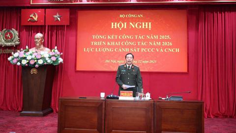 Lực lượng Cảnh sát PCCC và CNCH triển khai công tác năm 2026