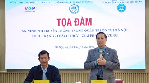 An ninh phi truyền thống trong quản trị đô thị Hà Nội