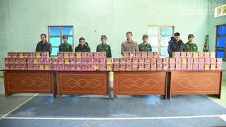 Triệt phá đường dây vận chuyển pháo nổ qua biên giới