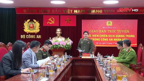 Lực lượng Công an thực hiện đúng tiến độ "Chiến dịch Quang Trung" 