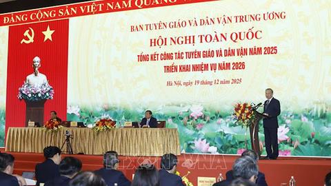 Toàn văn phát biểu của Tổng Bí thư Tô Lâm tại Hội nghị toàn quốc tổng kết công tác Tuyên giáo và Dân vận của Đảng năm 2025