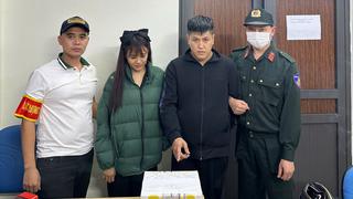 Cảnh sát 141 bắt giữ đôi nam nữ mang lượng lớn ma tuý trên xe ô tô 