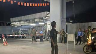 Truy bắt thủ phạm đâm chết bảo vệ tại cổng Bệnh viện Đa khoa Vĩnh Long