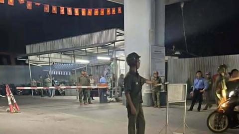 Truy bắt thủ phạm đâm chết bảo vệ tại cổng Bệnh viện Đa khoa Vĩnh Long