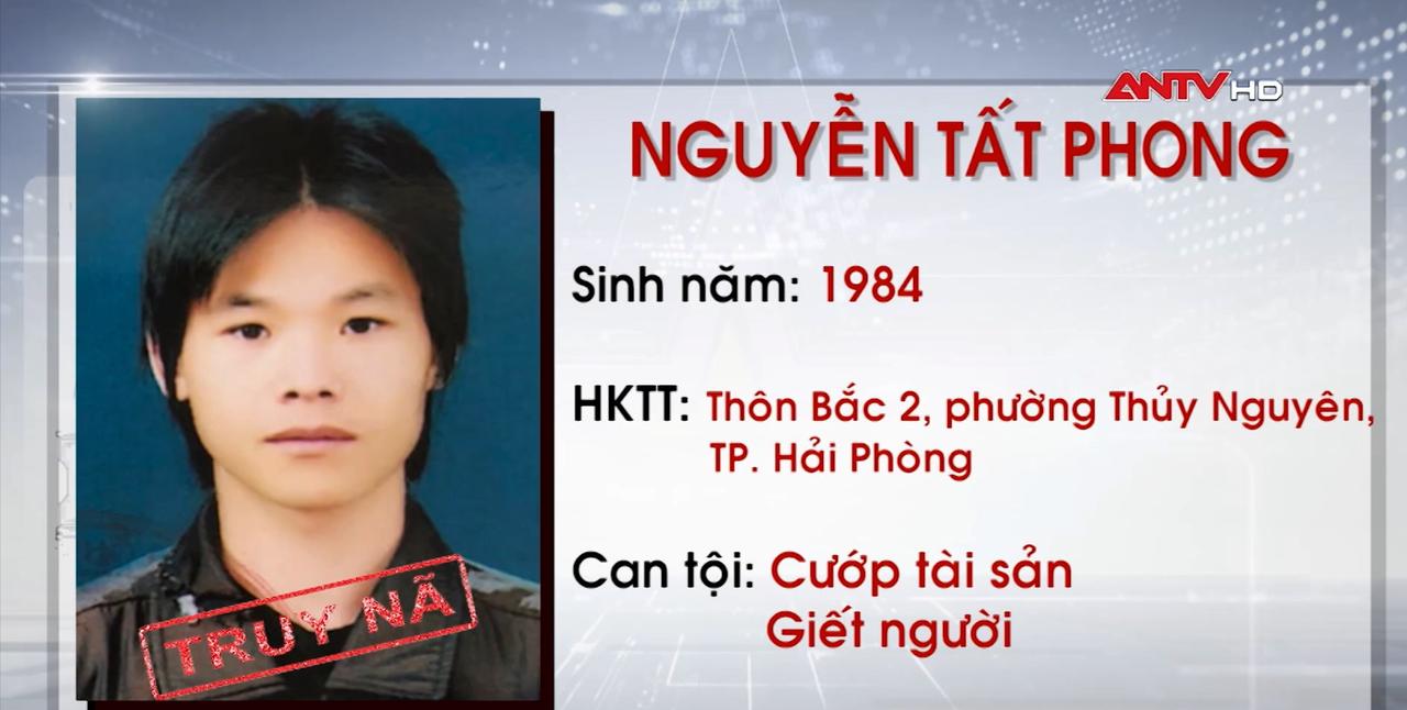 Truy nã đối tượng về tội cướp tài sản và giết người